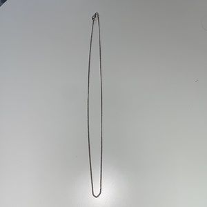Silver necklace chain
